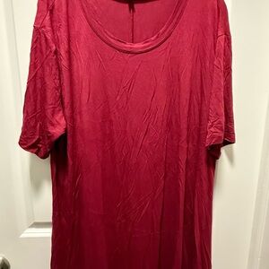 Elegant Red Midi Dress